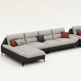 Modern Sofa Corner Sofa Living Room Sofa Technology Cloth Sofa 3d model
