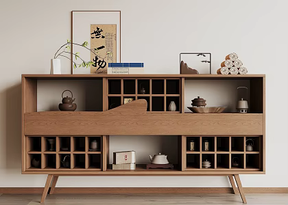 New Chinese Tea Cabinet 3d model