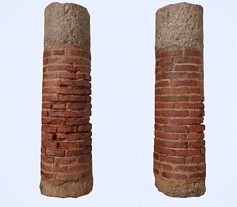 INDUSTRIAL LOFT PILLAR DICK RED BRICK COLUMN 3d model