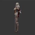 Modern Game Character Cyberwarrior Cyberman 3d model