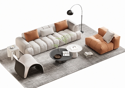 Sofa coffee table 3d model