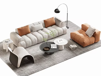 Sofa coffee table 3d model