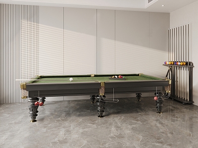 Modern billiard table 3d model