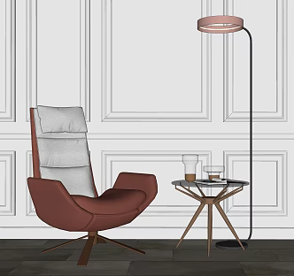Modern Sofa Chair Leisure Chair 3d model