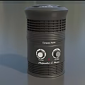 Cozy Heat Portable Heater With Two Control Knobs And Modern Gray Design 3d model