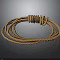 Coiled Brown Durable Rope Ideal for Home Use and Multipurpose Daily Household Tasks