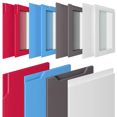 Colorful Decorative Panels In Various Colors For Home And Office Use 3d model