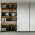 Modern Bookcase Bookshelf 3d model