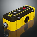 Yellow And Black Switch Panel With Control Buttons And Emergency Stop Function 3d model