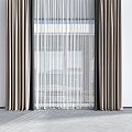 Modern Curtains 3d model