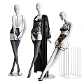 Modern Model Clothing Model 3d model