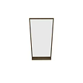 Modern Wooden Framed Mirror With Sleek Minimalist Design For Home Decor