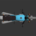 Vintage Teal Motorcycle with Black Leather Seat Chrome Exhaust Round Headlights and Rearview Mirrors