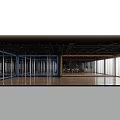 Modern Fitness Gym Interior With Mirror Walls Training Equipment And Wooden Flooring