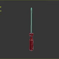 Hardware Tool Red Screwdriver With Ergonomic Handle And Durable Steel Shaft For Home Repair