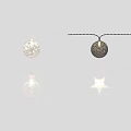 Decorative Wall Hanging Lights with Snowflake Sphere Star and Hollow Design for Home Decor