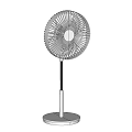 Modern Air Cooler Fan With White Black Design And Standing Base Structure