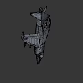 Military Fighter Jet In Flight With Weapon Loads And Number 28 Marking