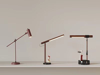 Table Lamp Modern Creative Table Lamp Combination 3d model