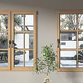 Modern windows 3d model
