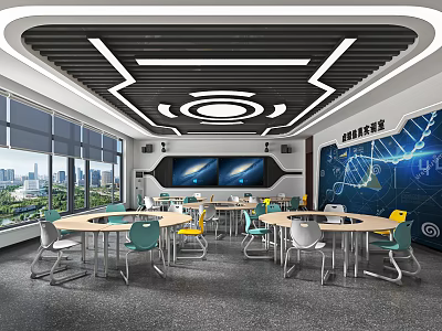 Modern Classroom Entry Shoe Bench With Storage And Comfortable Design 3d model