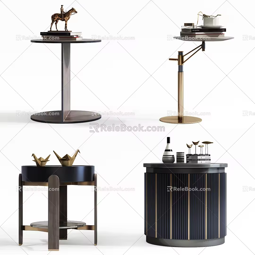 Modern round several sides several 3d model