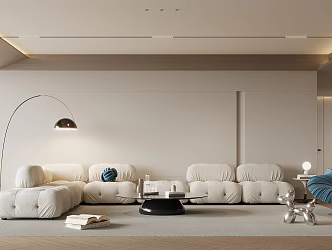 modern living room home living room 3d model