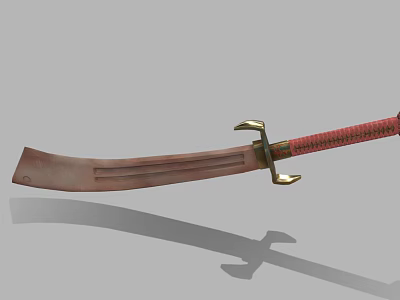 Modern saber broadsword saber 3d model