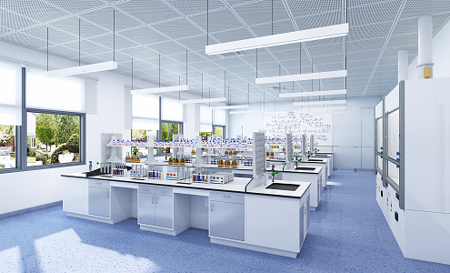 Modern Laboratory Innovation Laboratory 3d model