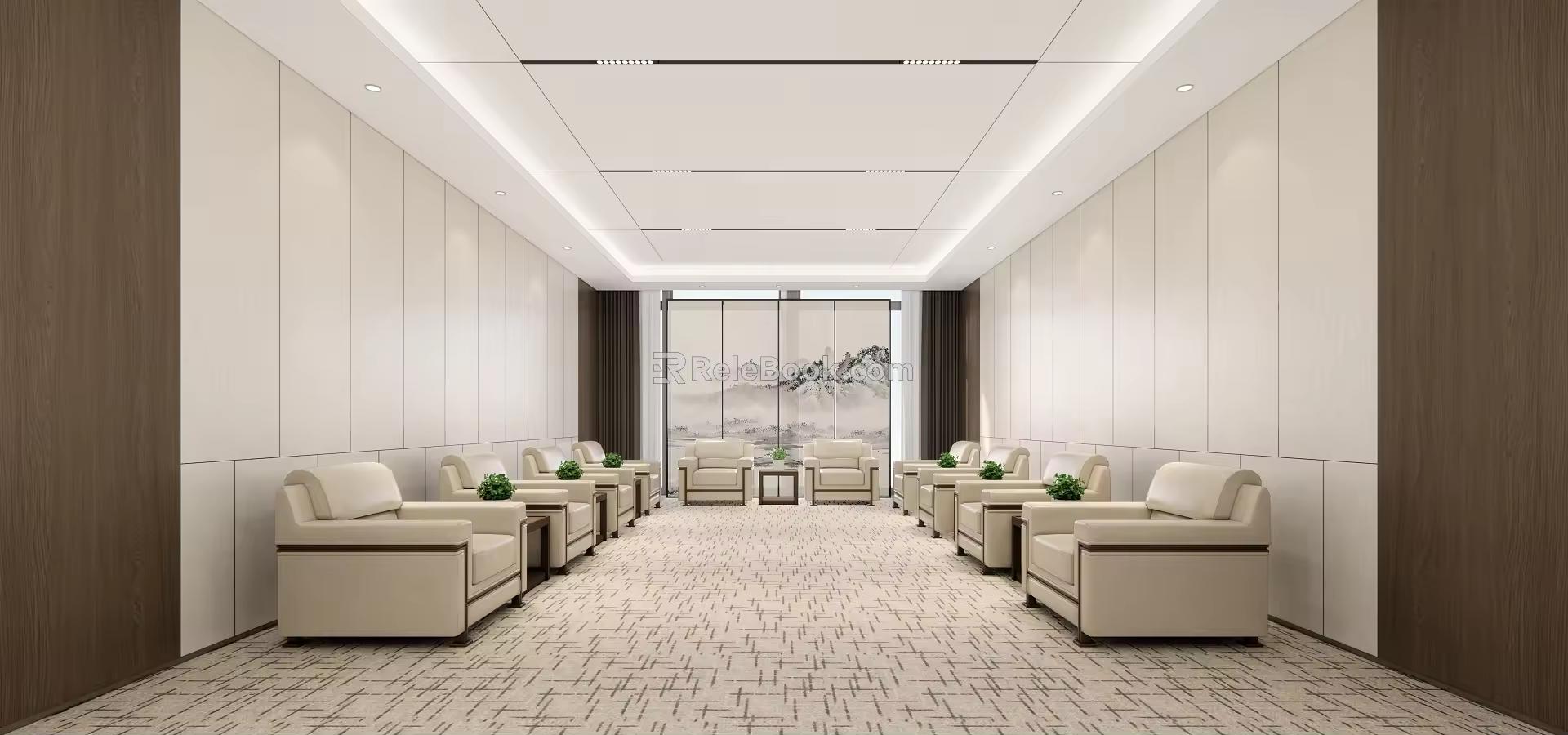 VIP Reception Room Modern Reception Room 3d model