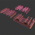 Industrial Metal Frame Equipment With Multiple Structural Components For Construction Use