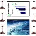 Advanced Projection Monitoring System with Multiple Cameras and HD Display Screens