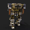 Sci-fi Robot Armed Robot Mech War Robot Artificial Intelligence Future Technology Fighting Robot 3d model