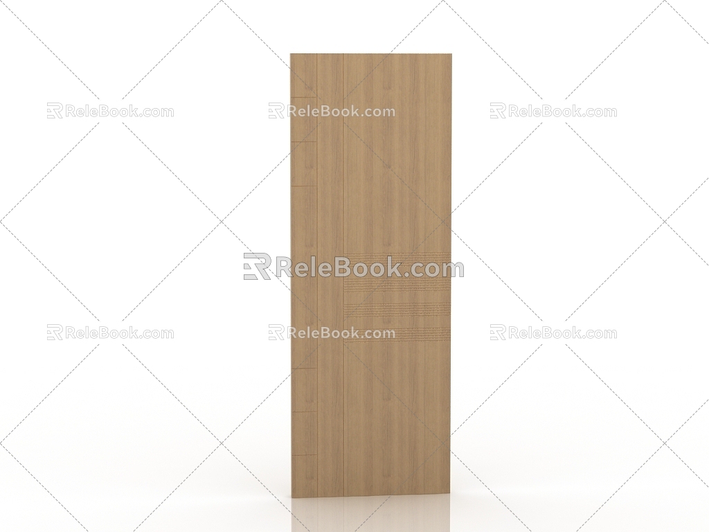 Jane ou door core door leaf 3d model