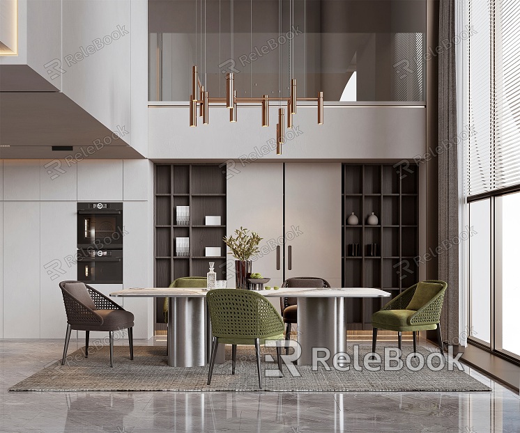 Modern Minotti Restaurant model