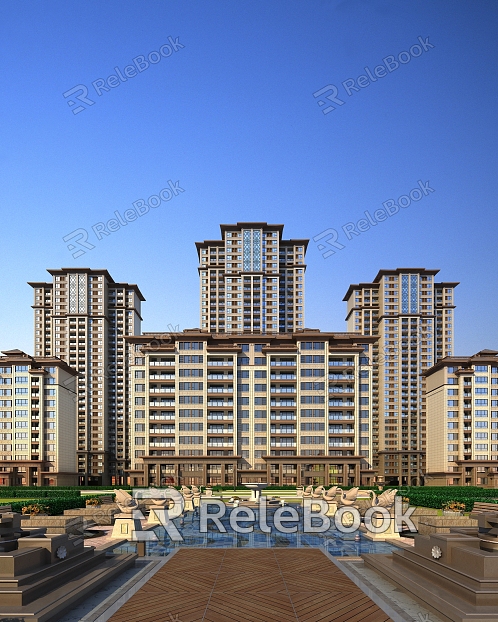 New Chinese-style Multi-storey Residence model