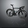 High Performance Carbon Fiber Road Bicycle With Streamlined Design And Dynamic Wheels 3d model