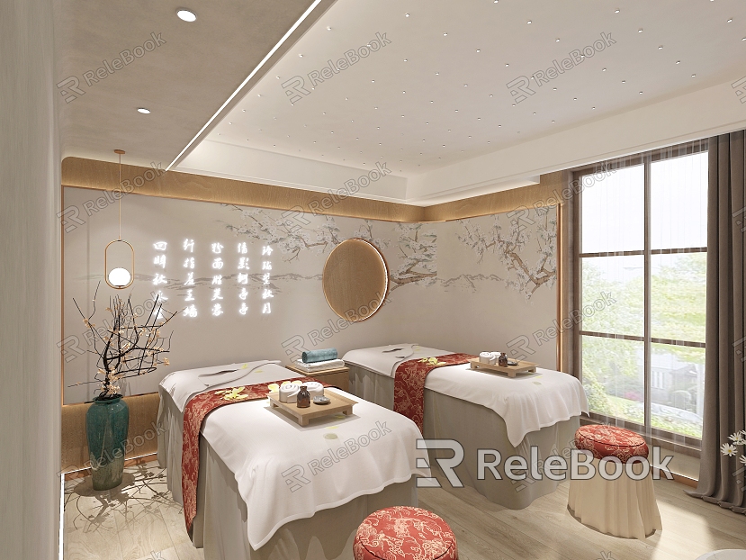 Beauty SPA Room Corridor model