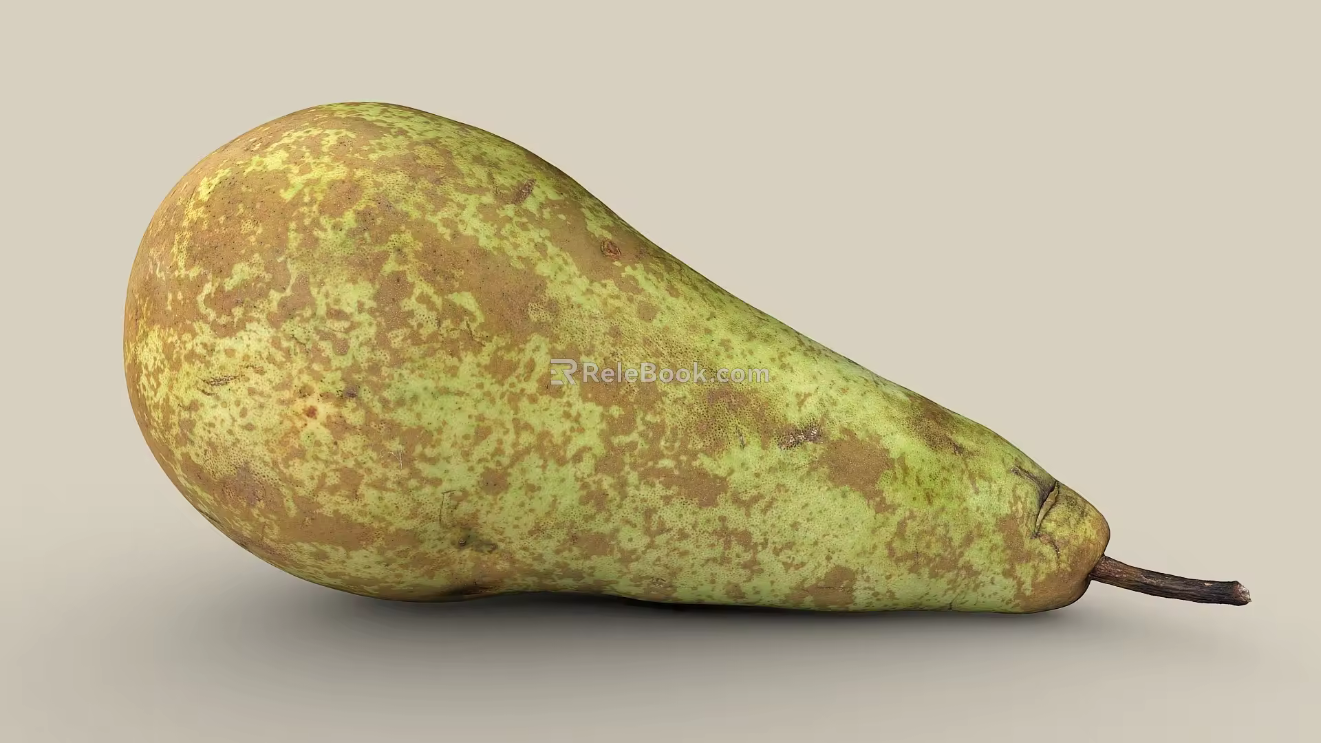 pear scan pear big duck pear fruit 3d model
