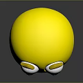 Expression package WeChat expression package cartoon expression cartoon face emoticon Yan text 3d model