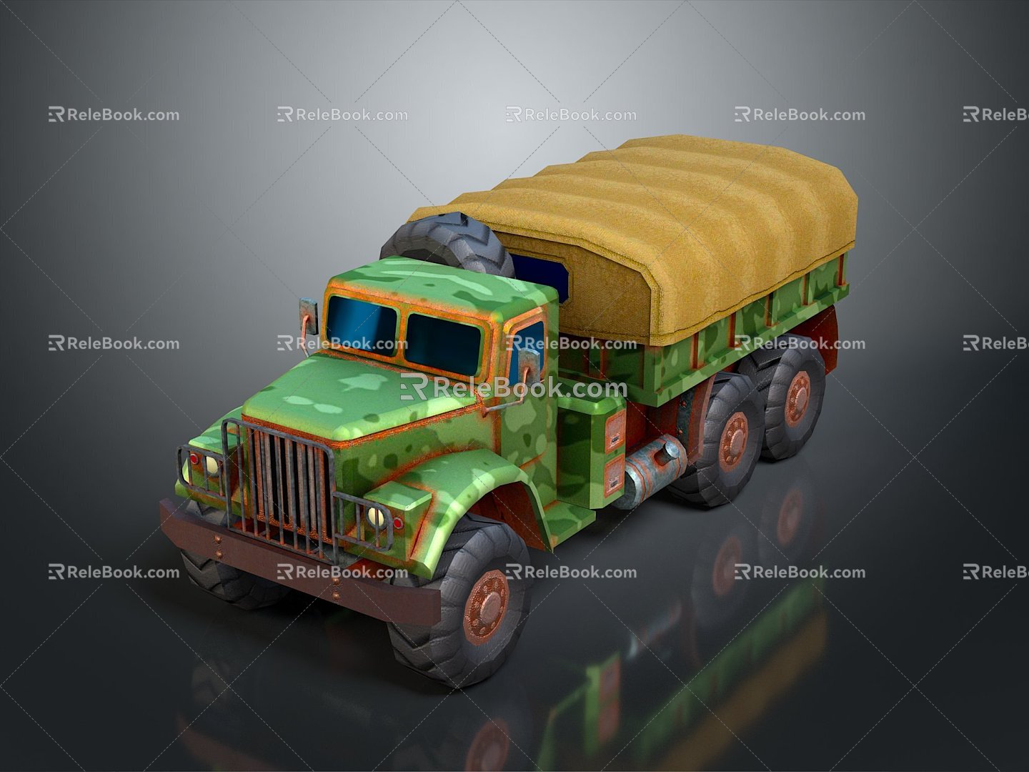 Military Truck Military Transporter Military Transporter Armed Transporter Armored Transporter 3d model