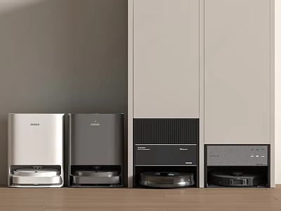 ECOVACS Smart Robotic Cleaning Devices With Modern Sleek Design 3d model