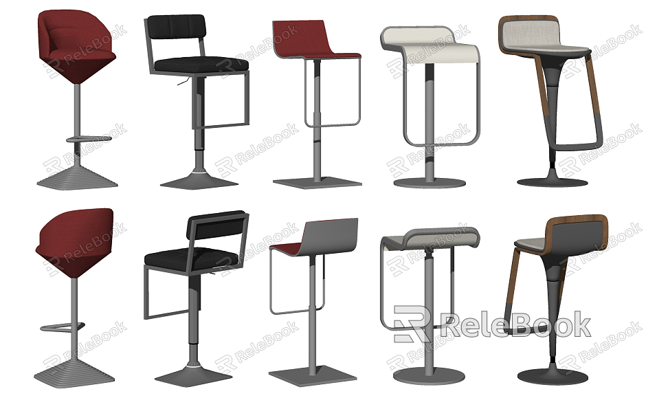 Modern Bar Stool Bar Chair High Stool Combination model