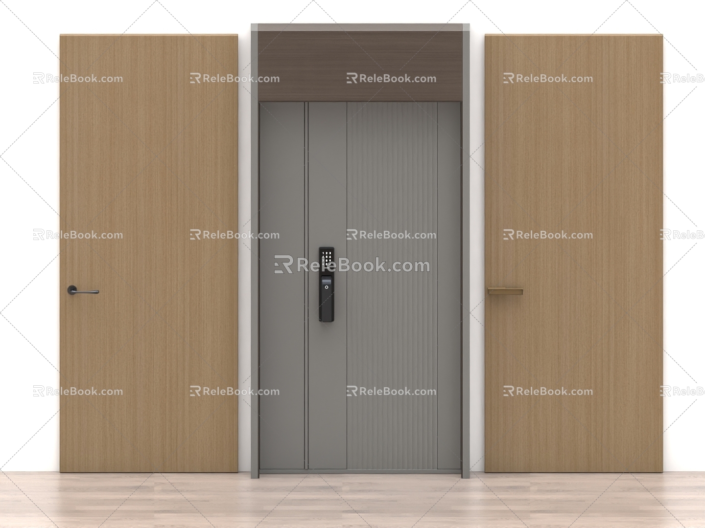 Door Wooden Door Bedroom Door Meeting Room Door Office Door Double Door Glass Door Security Door Living Room Door 3d model