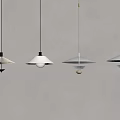 Modern Minimalist White Pendant Lights With Sleek Metal Details For Interior Design