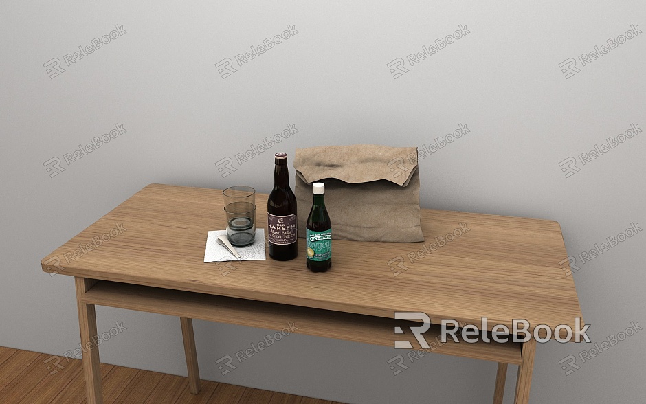 Modern wine decorations model