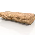 Natural Wooden Stone Block With Textured Surface For Rustic Home Decor