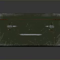 Durable Green Metal First Aid Box With Red Cross For Casualties