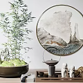 New Chinese style ornaments combination 3d model