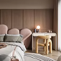 Kids Room Interior Design With Pink Bed Toys Round Rug And Chandelier Decor